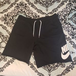 Nike Mens French Terry Shorts Black size 2X